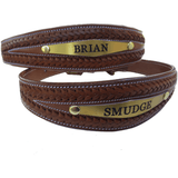 Custom Engraved Leather Dog Collar. - Country Scene Saddlery and Pet Supplies