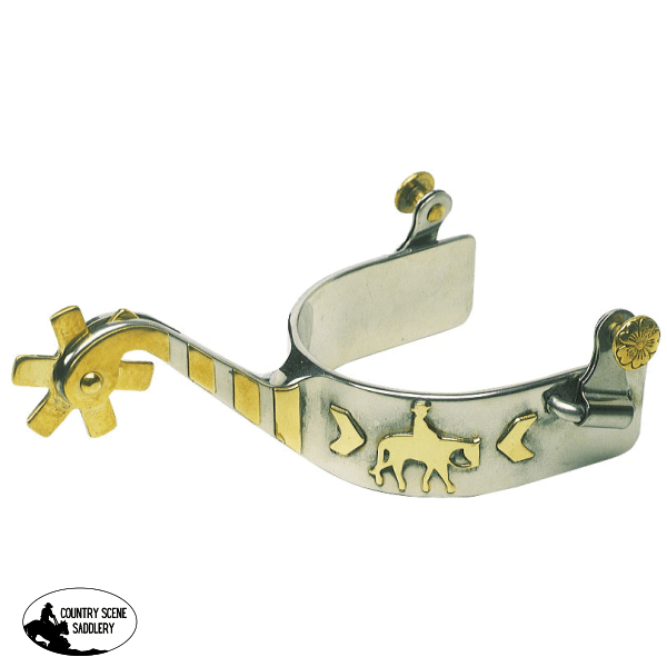 Cutter Spurs W/Navajo Or Pleasure Horse Trim W/Pleasure Brass Western Spurs