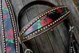 CSS33 Barbed Wire and Roses - Dark - Country Scene Saddlery and Pet Supplies