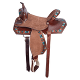Double S Beaded Barrel Saddle - Country Scene Saddlery and Pet Supplies
