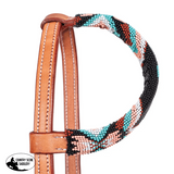 Double S Beaded Cactus One Ear Headstall