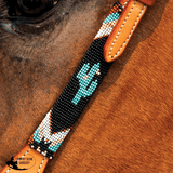 Double S Beaded Cactus One Ear Headstall - Country Scene Saddlery and Pet Supplies