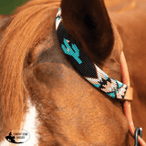 Double S Beaded Cactus One Ear Headstall - Country Scene Saddlery and Pet Supplies