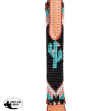 Double S Beaded Cactus One Ear Headstall - Country Scene Saddlery and Pet Supplies