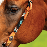 Double S Beaded Cactus One Ear Headstall - Country Scene Saddlery and Pet Supplies
