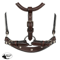 Double S Beaded Silver Plated Show Halter With Lead Halter