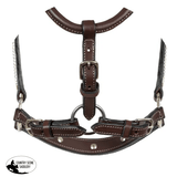 Double S Beaded Silver Plated Show Halter With Lead - Country Scene Saddlery and Pet Supplies
