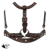 Double S Beaded Silver Plated Show Halter With Lead - Country Scene Saddlery and Pet Supplies