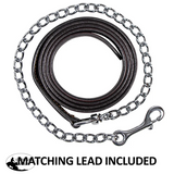 Double S Beaded Silver Plated Show Halter With Lead - Country Scene Saddlery and Pet Supplies
