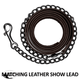 Double S Dixie Horse Show Halter with Lead - Country Scene Saddlery and Pet Supplies