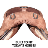 Double S Jackson Roughout Work Saddle - Country Scene Saddlery and Pet Supplies