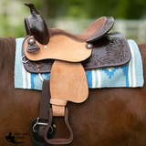 Double S Lil' Buckaroo Youth Saddle. - Country Scene Saddlery and Pet Supplies