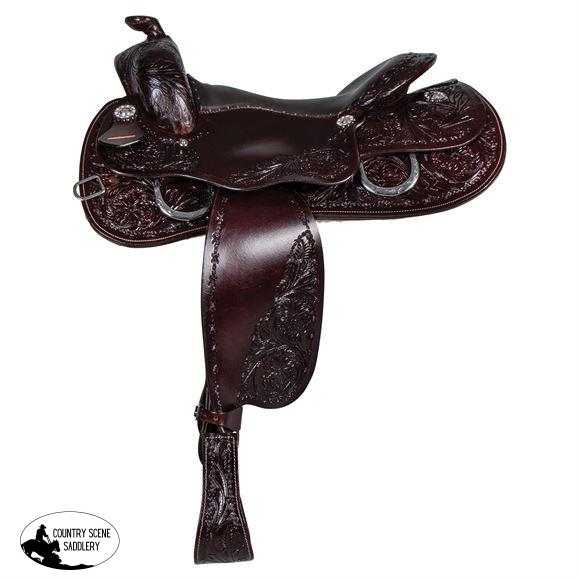 New! Double S Open Range Saddle Posted.*