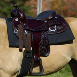 New! Double S Open Range Saddle Posted.*