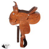 Double S Outlaw Youth Tooled Saddle Ii Western