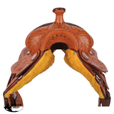 Double S Outlaw Youth Tooled Saddle II - Country Scene Saddlery and Pet Supplies