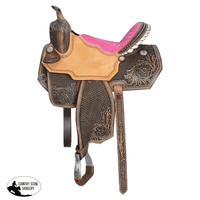 Double S Reno Ii Pink Barrel Saddle