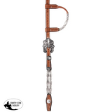 Double S Two Ear Ferrule Show Headstall