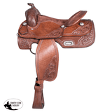 New! Double S Wyatt Tooled All Around Saddle Posted.*