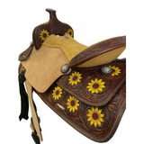 Double T barrel Sunflower Saddle 15 and 16" - Country Scene Saddlery and Pet Supplies
