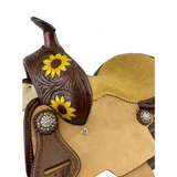 Double T barrel Sunflower Saddle 15 and 16" - Country Scene Saddlery and Pet Supplies