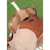 Double T Brown Filigree Top Grain Leather - Country Scene Saddlery and Pet Supplies