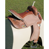 Double T Brown Filigree Top Grain Leather - Country Scene Saddlery and Pet Supplies