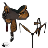 Double T Maverick Barrel Style Saddle Set - 16 Inch QH - Country Scene Saddlery and Pet Supplies