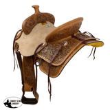 Double T Rustler’s Rose Roper Style Saddle - 13 Inch Saddle