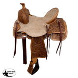 Double T Rustler's Rose Roper Style Saddle - 13 Inch - Country Scene Saddlery and Pet Supplies