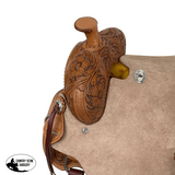 Double T Rustler’s Rose Roper Style Saddle - 13 Inch Saddle