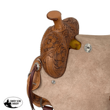Double T Rustler's Rose Roper Style Saddle - 13 Inch - Country Scene Saddlery and Pet Supplies
