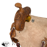 Double T Rustler's Rose Roper Style Saddle - 16 Inch - Country Scene Saddlery and Pet Supplies