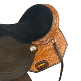 Double T Wild Frontier Barrel Style Saddle - 14 15 16 Fqhb