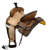 Double T Wildflower Wrangler Roper Style Saddle - 13 Inch Saddle