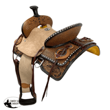 Double T Wildflower Wrangler Roper Style Saddle - 13 Inch Saddle