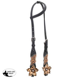 Dusty Rose Browband Headstall One Eared Western Breastplate