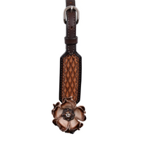 Dusty Rose Browband Headstall Western Breastplate