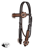 DUSTY ROSE BROWBAND HEADSTALL - Country Scene Saddlery and Pet Supplies