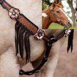 New! Dusty Rose One Ear Headstall - Country Scene Saddlery and Pet Supplies