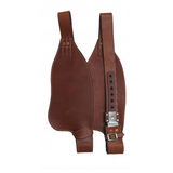 Showman ® Pony/youth Smooth Leather Replacement Fenders. Features 2 Stirrup Leathers.