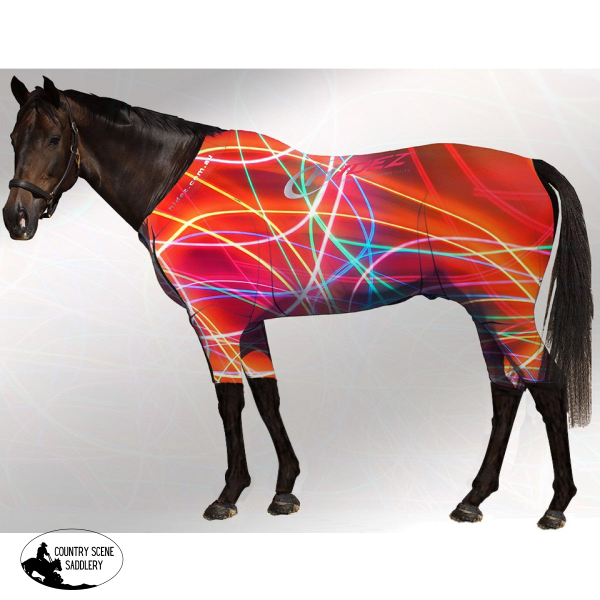 Equine Active Suit Printed Neon Lights