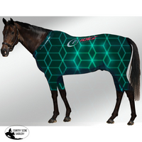 Equine Active Suit Printed Neon Squares
