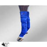 New! Equine Ice Compression Sock - Blue .