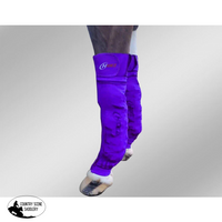 New! Equine Ice Compression Sock Purple.