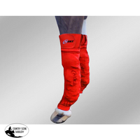 New! Equine Ice Compression Sock Red.