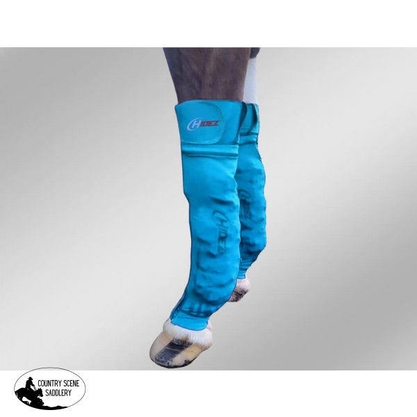 New! Equine Ice Compression Sock Turquoise.