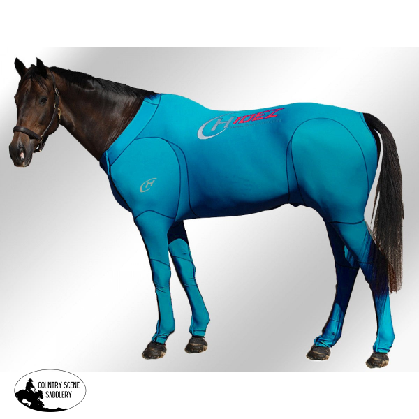 Equine Suit Printed- Turquoise Printed