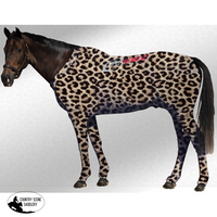 Equine Travel & Recovery Suit Printed- Cheetah Printed