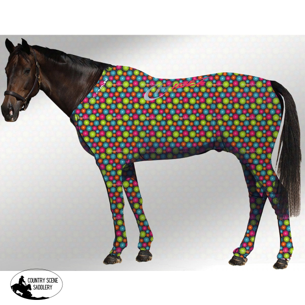 Equine Travel & Recovery Suit Printed- Flora Printed